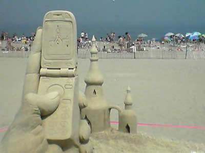 sand cell phone